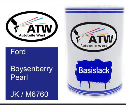 Ford, Boysenberry Pearl, JK / M6760: 500ml Lackdose, von ATW Autoteile West.
